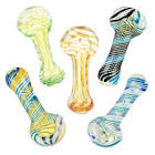 Color Swirl Spoon Glass Pipe - 3.25"